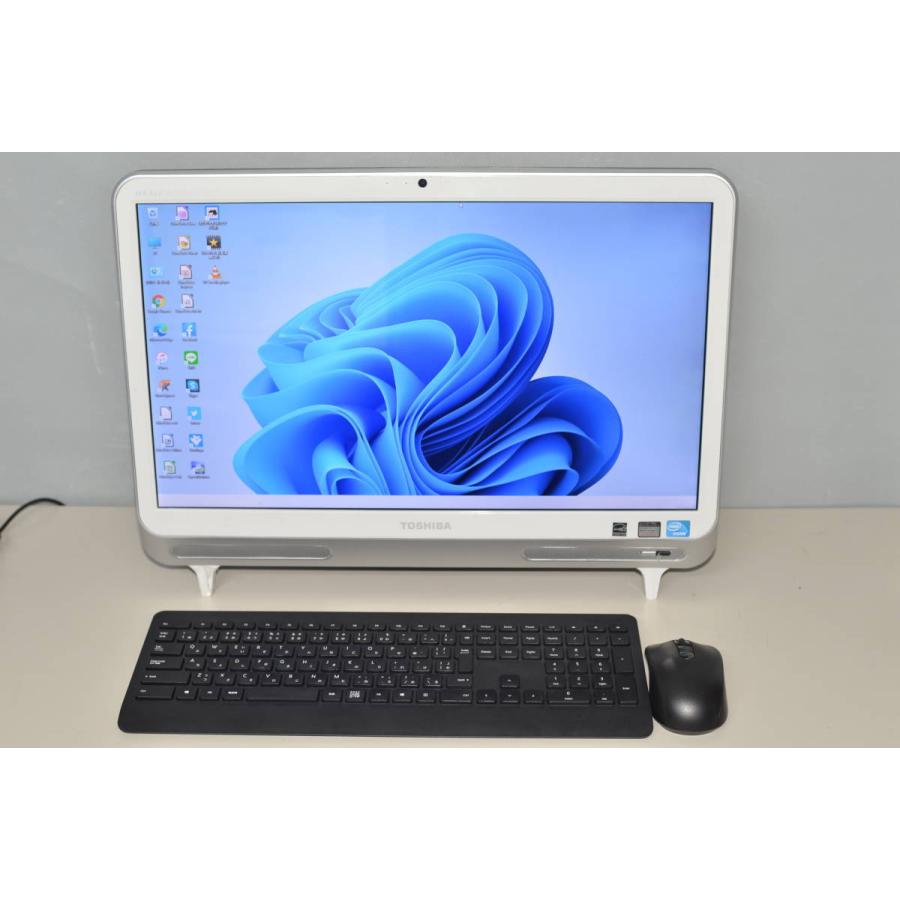 中古良品 一体型パソコン 最新Windows11 東芝 D712/V3GW Celeron/HDD1TB/メモリ4GB/無線/WEBカメラ/DVDマルチ/21.5インチ/便利なソフト多数 | 