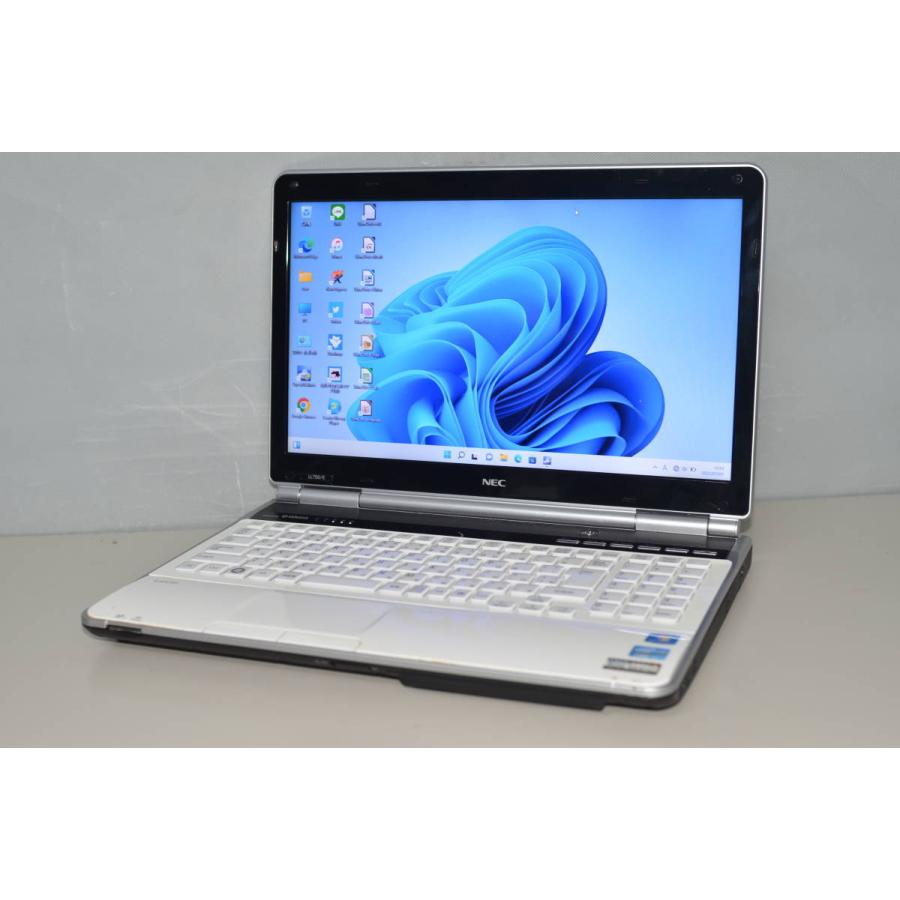 絶対一番安い 最新Windows11+office ノートパソコン NEC i7-2630QM/メモリー8GB/ブルーレイ/USB3.0/15.6インチ/便利ソフト多数 爆速新品SSD480GB LL750/E Windowsノート