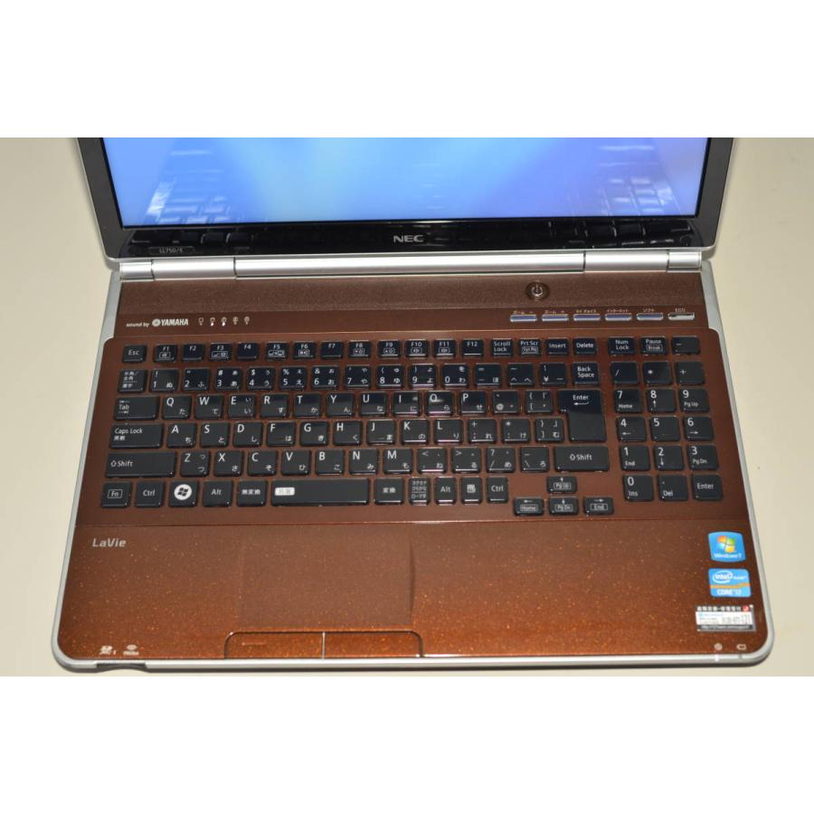 中古良品ノートパソコン Windows11+office NEC LL750/E core i7-2630QM