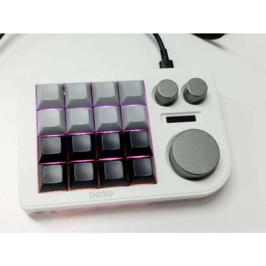 KB16 マクロメカニカルキーボード（左手デバイス） KB16 マクロメカニカルキーボードアルミニウム製/片手キーボード