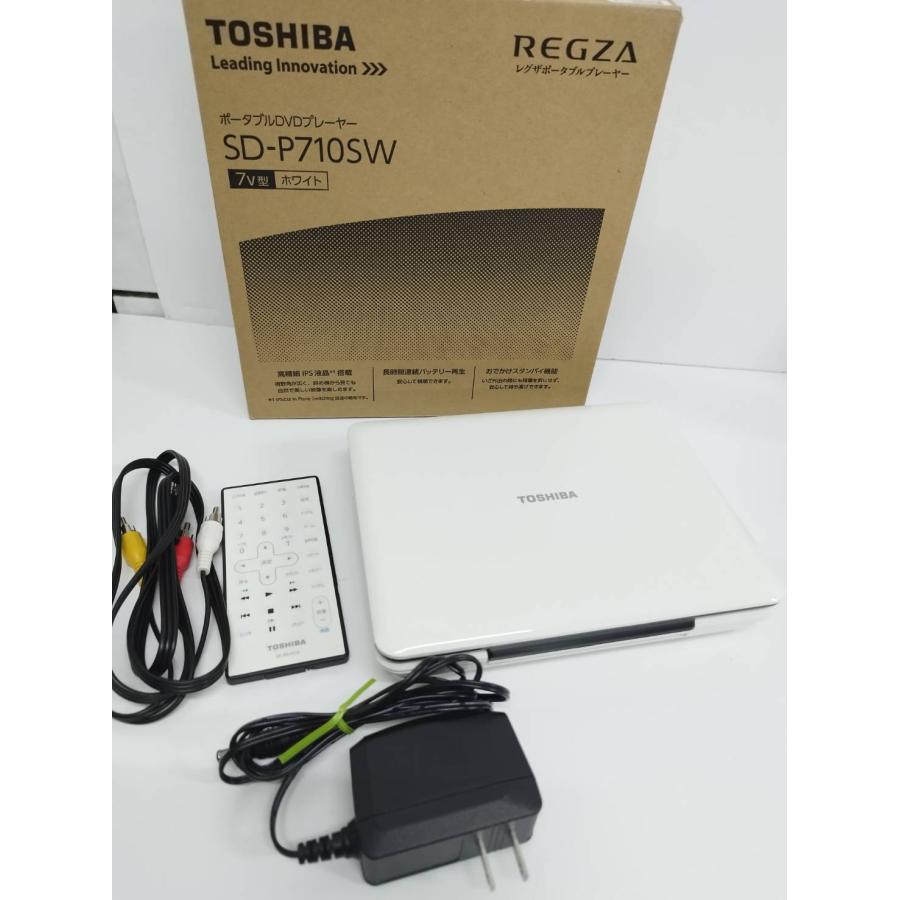 TOSHIBA SD-P710SW/ポータブルDVDプレイヤー : 中古パソコン