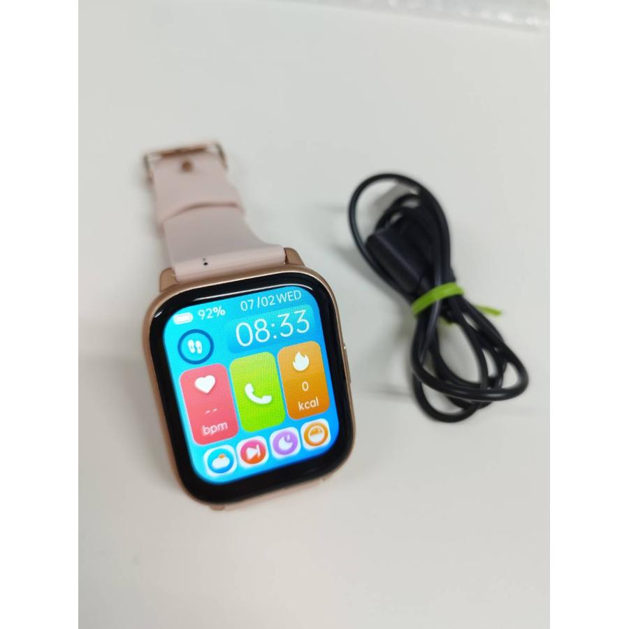 【動作品】RUIMEN H1 スマートウォッチ/ピンク | 