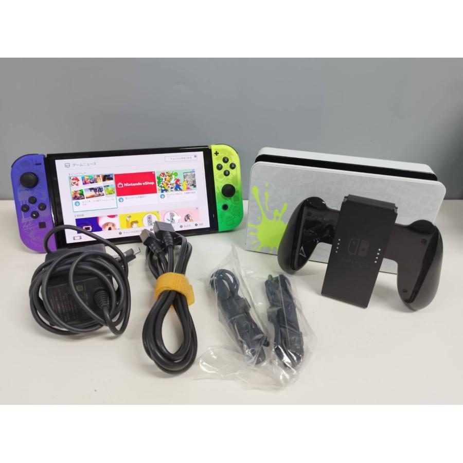 美品】Nintendo Switch 有機ELモデル HEG-001/2022年製/スプラトゥーン 