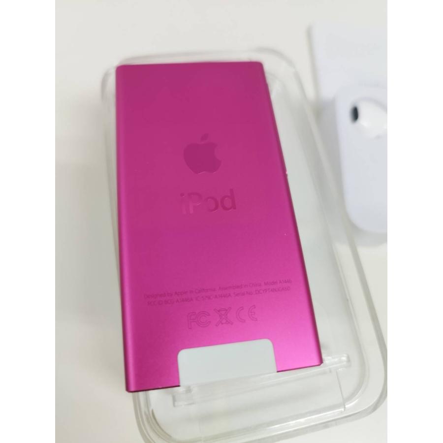 Apple iPod nano 16GB MKMV2J A1446 第7世代 美品】Apple iPod nano 第7世代/A1446/16GB/ピンク〈MKMV2J〉 : 中古