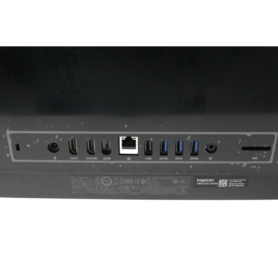 【中古一体型デスクトップPC】Dell〈Inspiron 5400 AIO〉Core i5/SSD256GB+HDD1TB/メモリ8GB (4) |  | 08