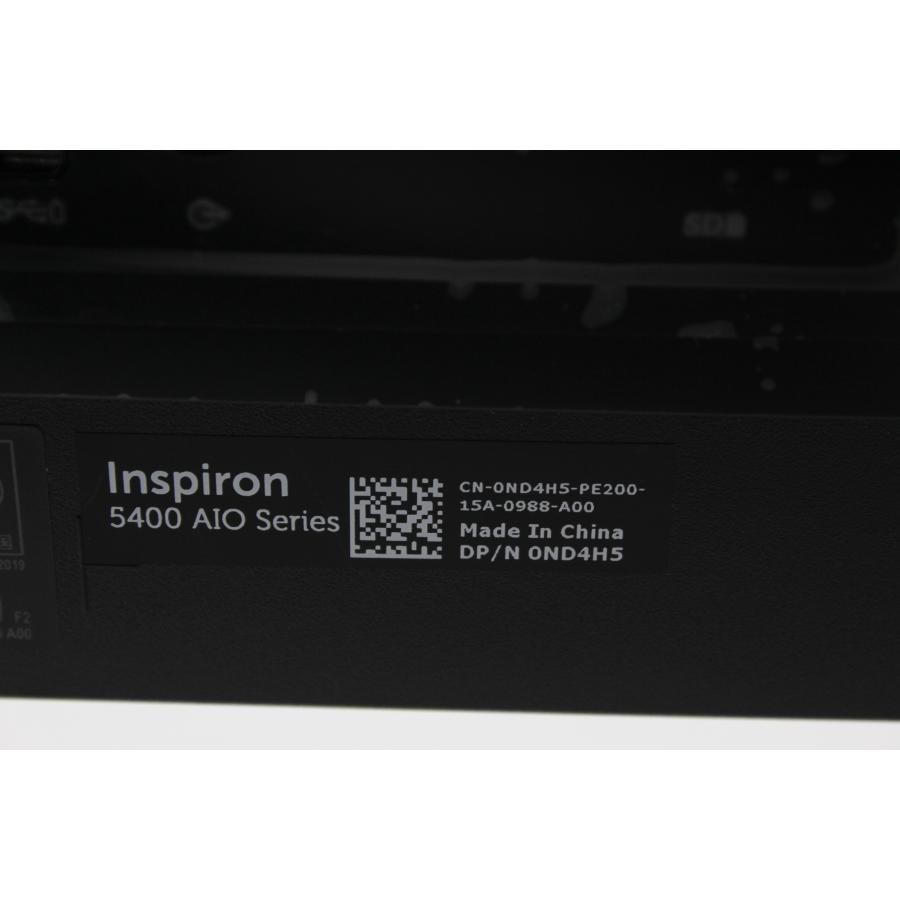 【中古一体型デスクトップPC】Dell〈Inspiron 5400 AIO〉Core i5/SSD256GB+HDD1TB/メモリ8GB (4) |  | 09