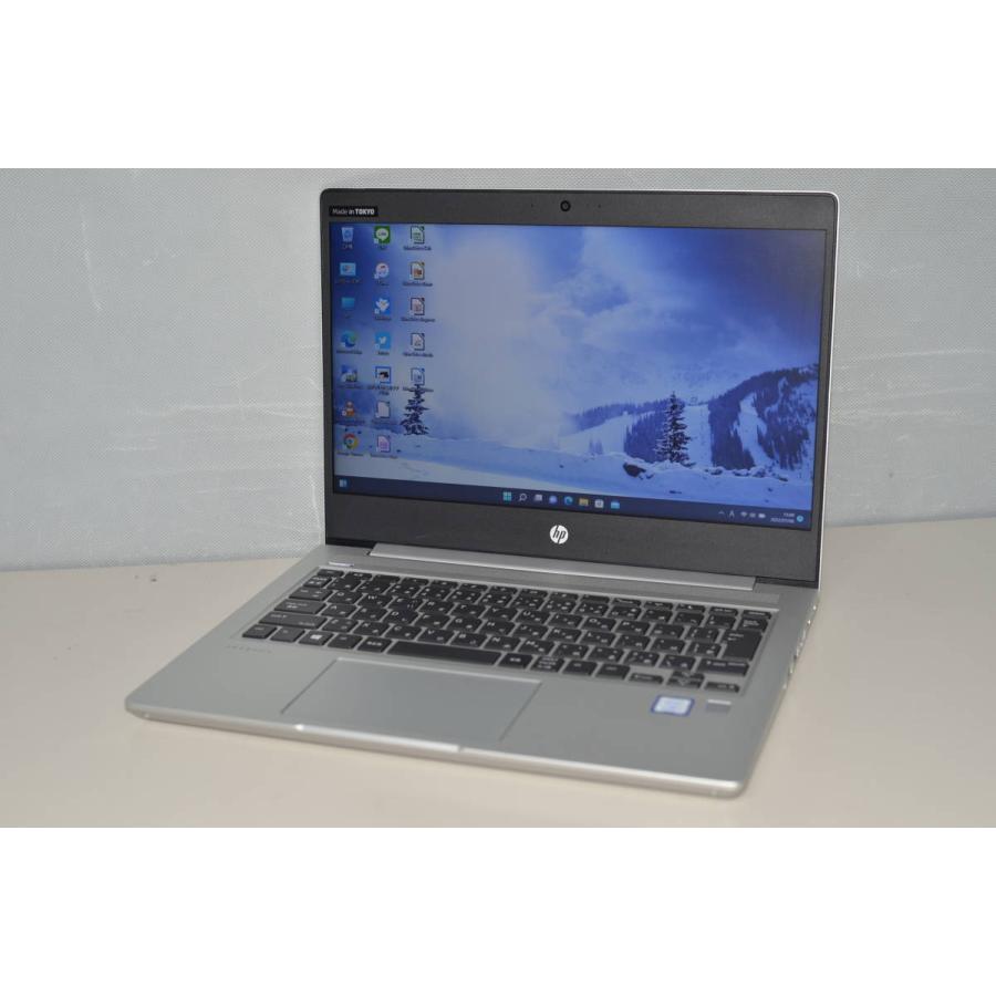 中古美品 軽量ノートPC Windows11 HP Probook430 G6 Core i3-8145U/メモリ8GB/爆速SSD128GB/13.3インチ/無線内蔵/webカメラ/便利ソフト多数 | 