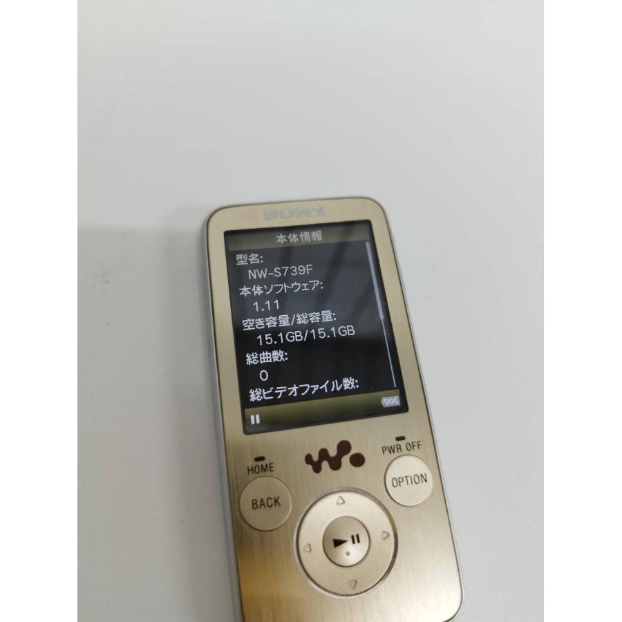 SONY ウォークマン/NW-S739F/16GB/デジタルメディアプレーヤー