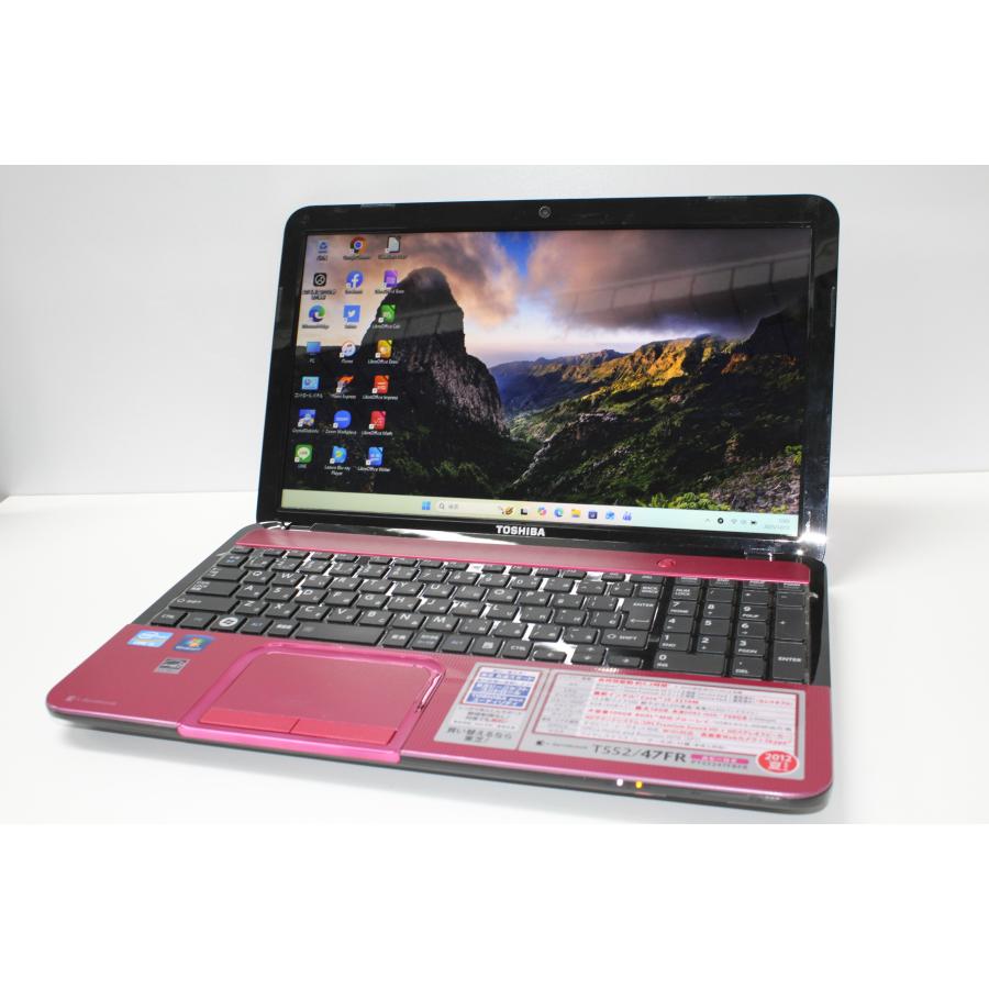 中古ノートPC】Dynabook〈dynabook T552/47FR〉Intel Coe i5/SSD256GB