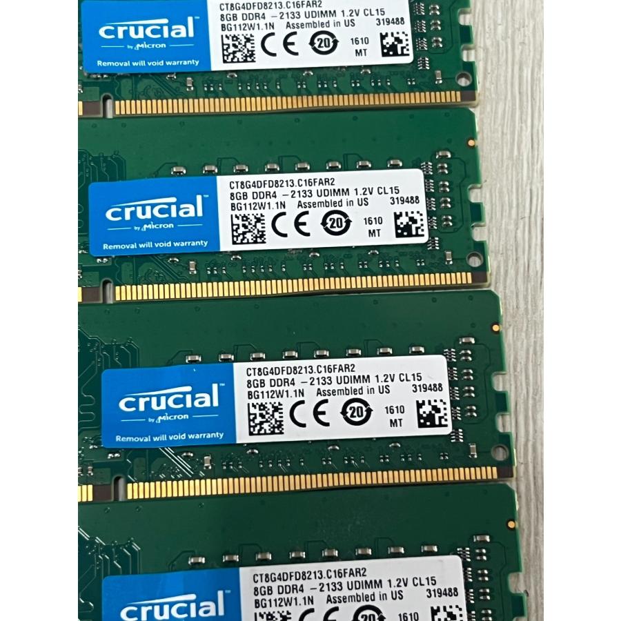 中古パーツ】Crucial メモリ8GB/DDR4-2133/4枚セット！ : 中古パソコン