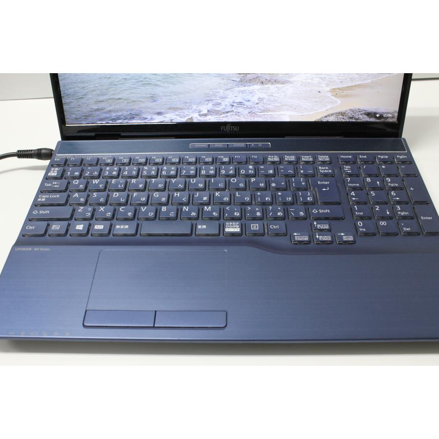 中古ノートPC】富士通〈LIFEBOOK AH58/D3〉Intel Core i7/SSD512GB