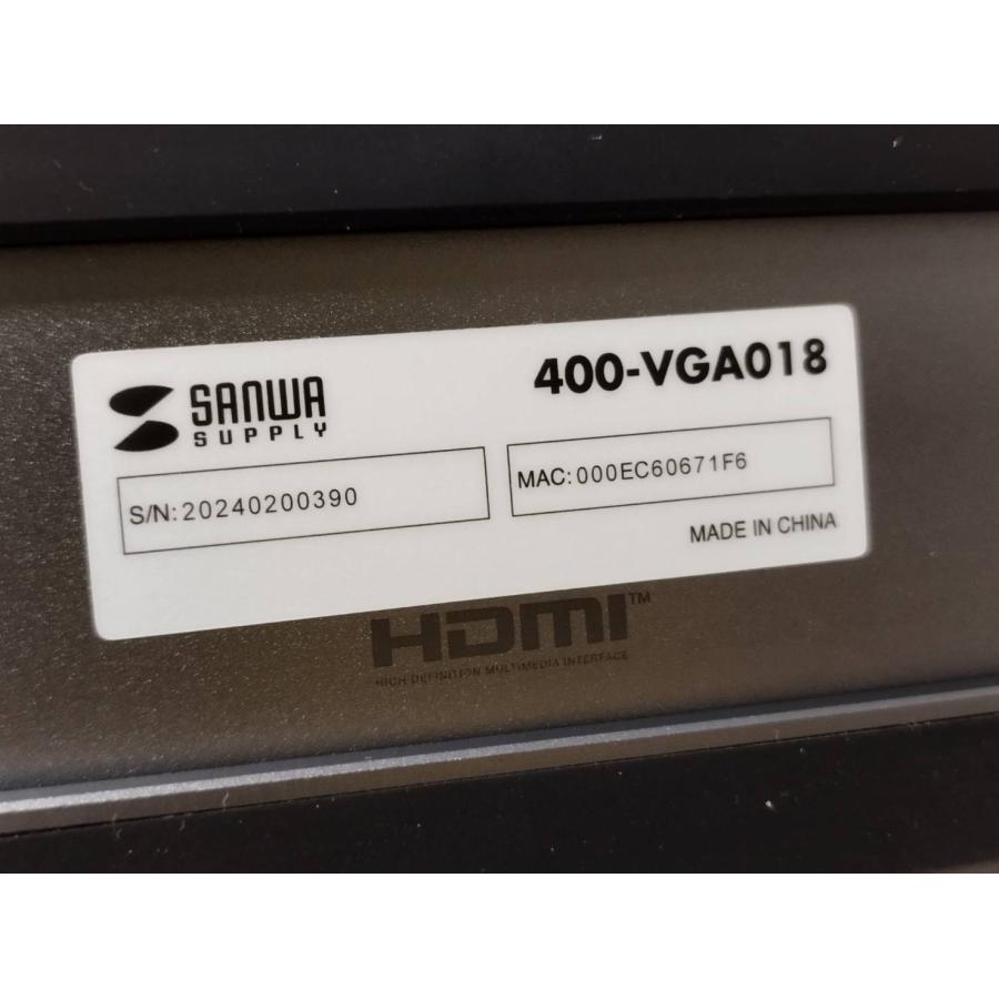 【美品】SANWA SUPPLY 400-VGA018/USB-C ドッキングステーション |  | 03