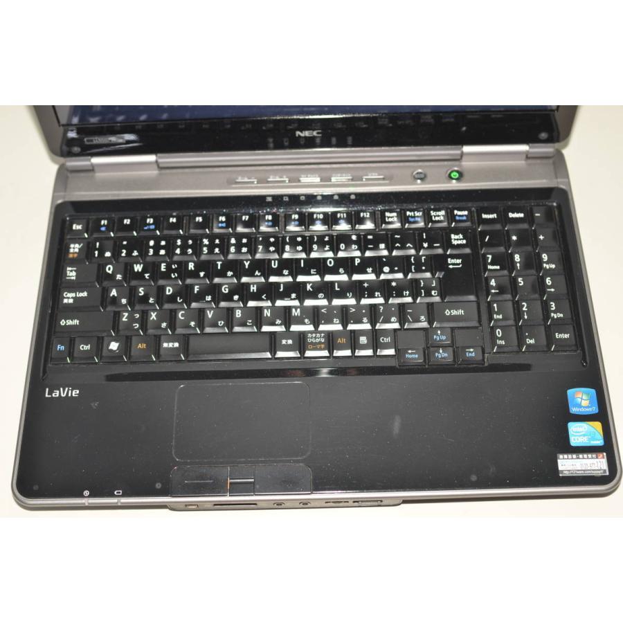 中古ノートパソコン Windows11+office NEC LL550/W core i3/メモリ4GB