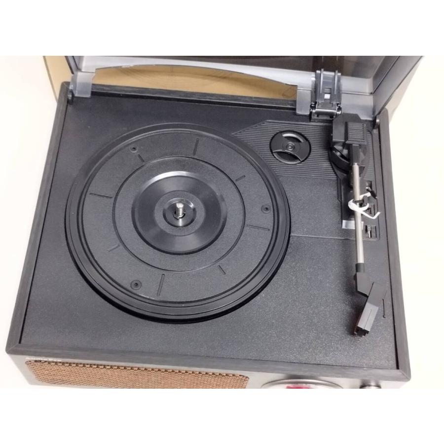 未使用近い】昭和レトロ簡単コンパクトレコードプレーヤー DS-218RC