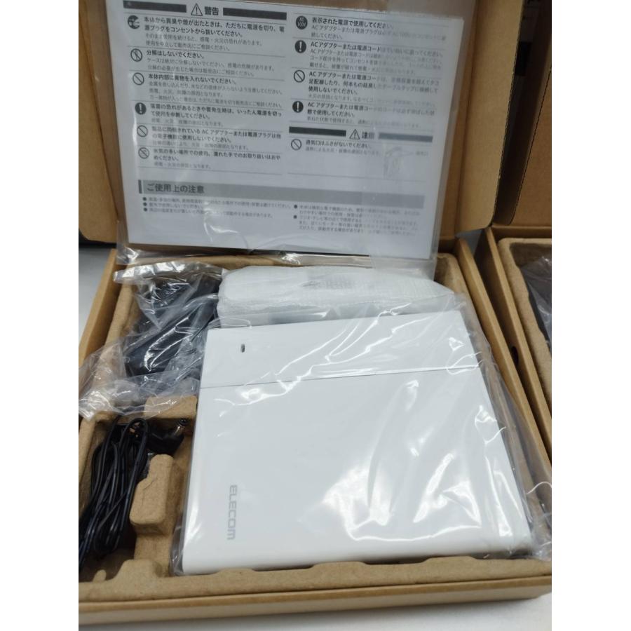 【未使用に近い】ELECOM WMC-2HC-W e-Meshスターターキット/Wi-Fi5対応/ルーター |  | 02