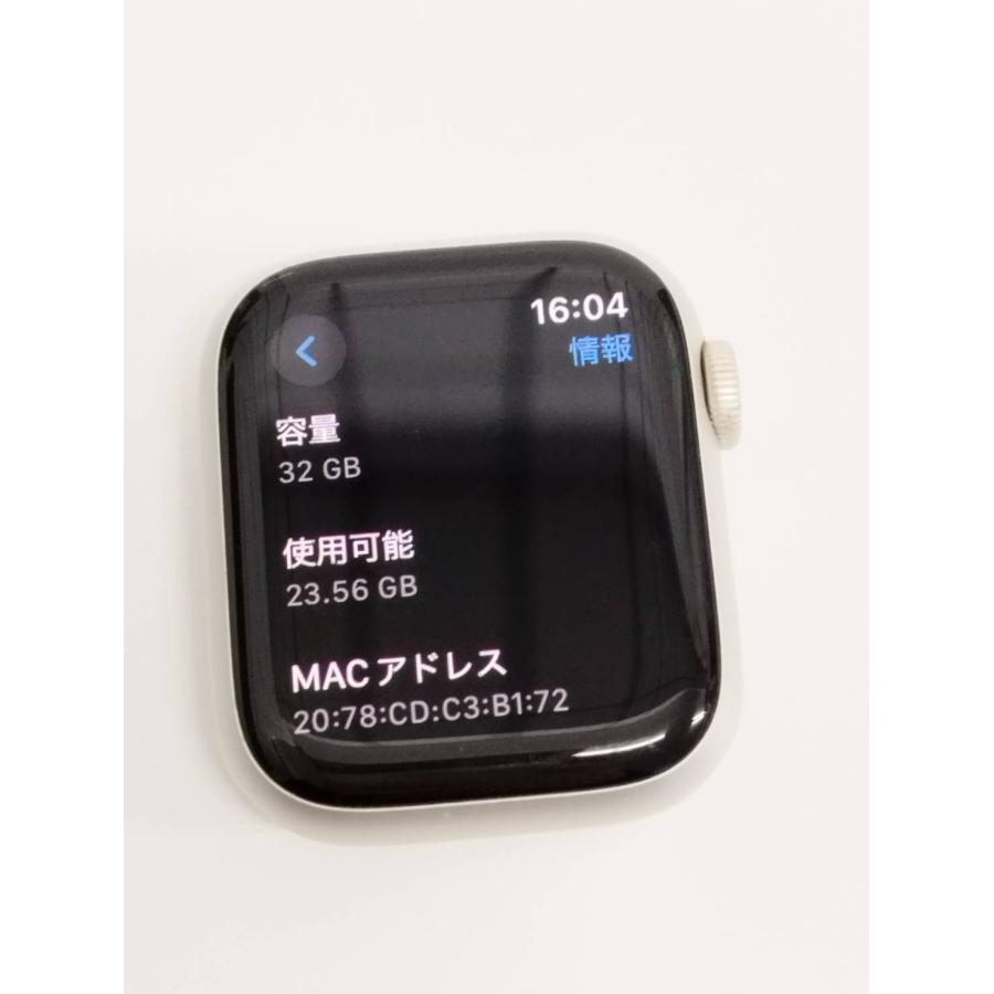 Apple Watch Series 7/GPS/41mm/A2473/スターライト〈MKMY3J/A〉 (4