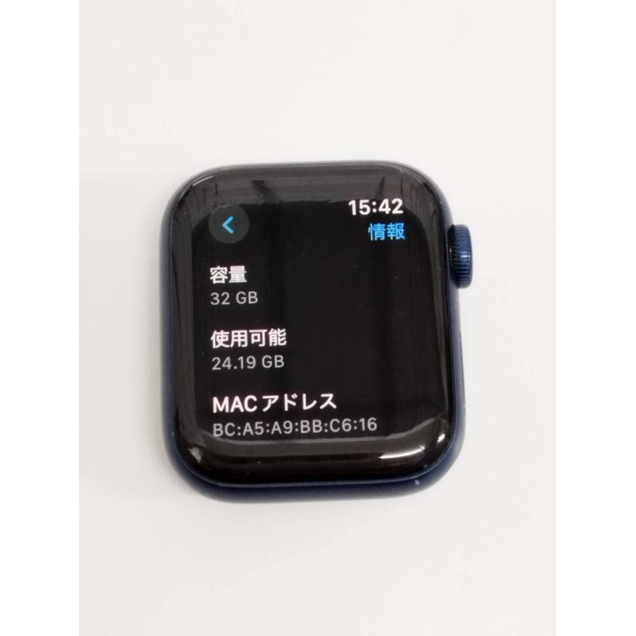 Apple Watch Series 6/GPS/40mm/A2291/ブルー〈MG2A3J/A〉 (1) : 中古