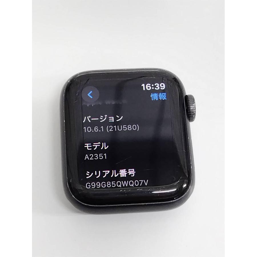 Apple Watch SE 第1世代/GPS/40mm/A2351/スペースグレー〈MYDP2J/A