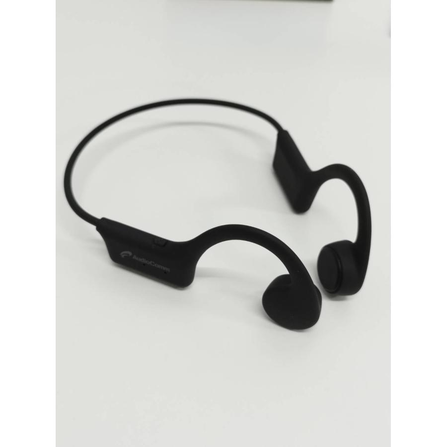 【良品】AudioComm HP-BC110N/骨伝導イヤホン/ブラック |  | 01