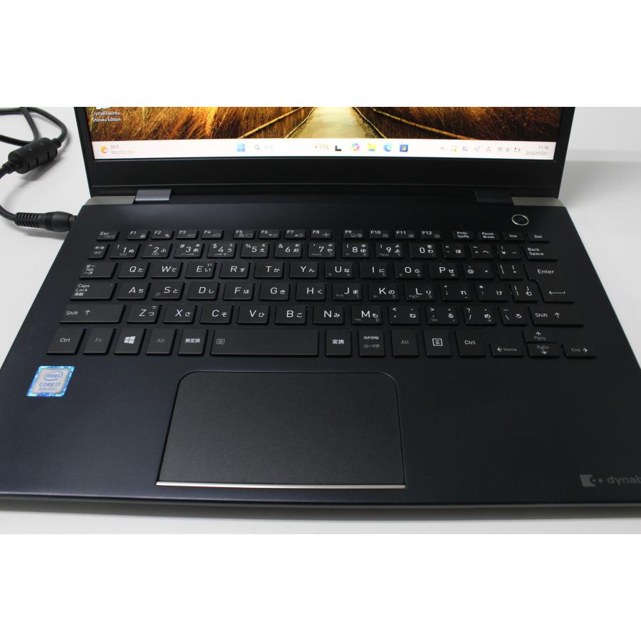 【現状品/中古ノートPC】東芝〈dynabook P1-G7JP-BL〉第8世代Core i7/SSD256GB/メモリ8GB (6) |  | 04