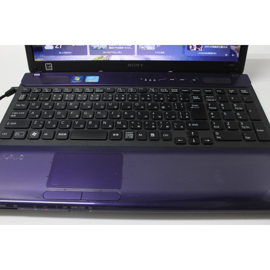 【中古ノートパソコン】SONY〈VAIO VPCCB28FJ〉第2世代Core i5/SSD256GB/メモリ8GB/Windows11 (5) |  | 04
