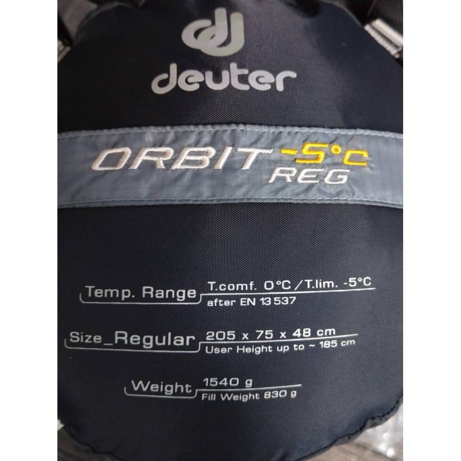 【良品】deuter ORBIT -5℃ REG シュラフ/寝袋/ドイターオービット |  | 01