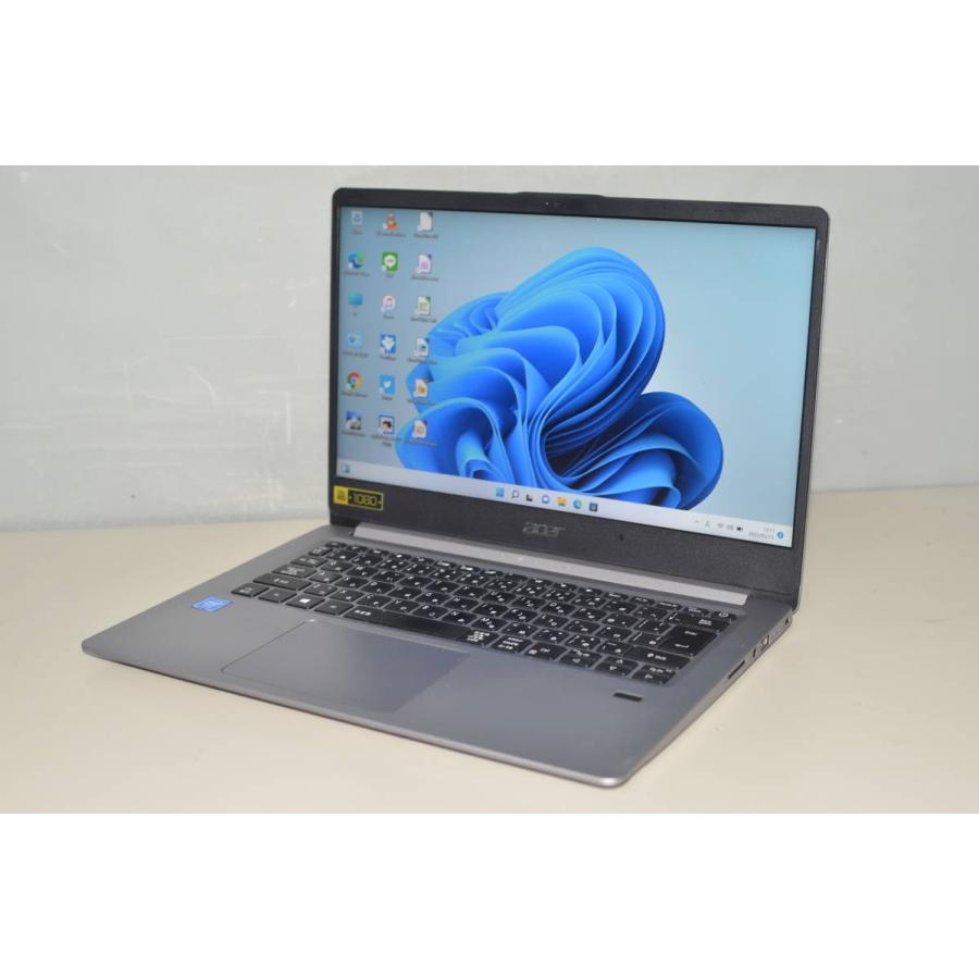 最新Windows11+office 爆速SSD128GB ACER Swift SF114-32 Celeron-N4000/メモリ4GB/14インチ/USB3.0/無線内蔵/HDMI/便利なソフト多数 | 