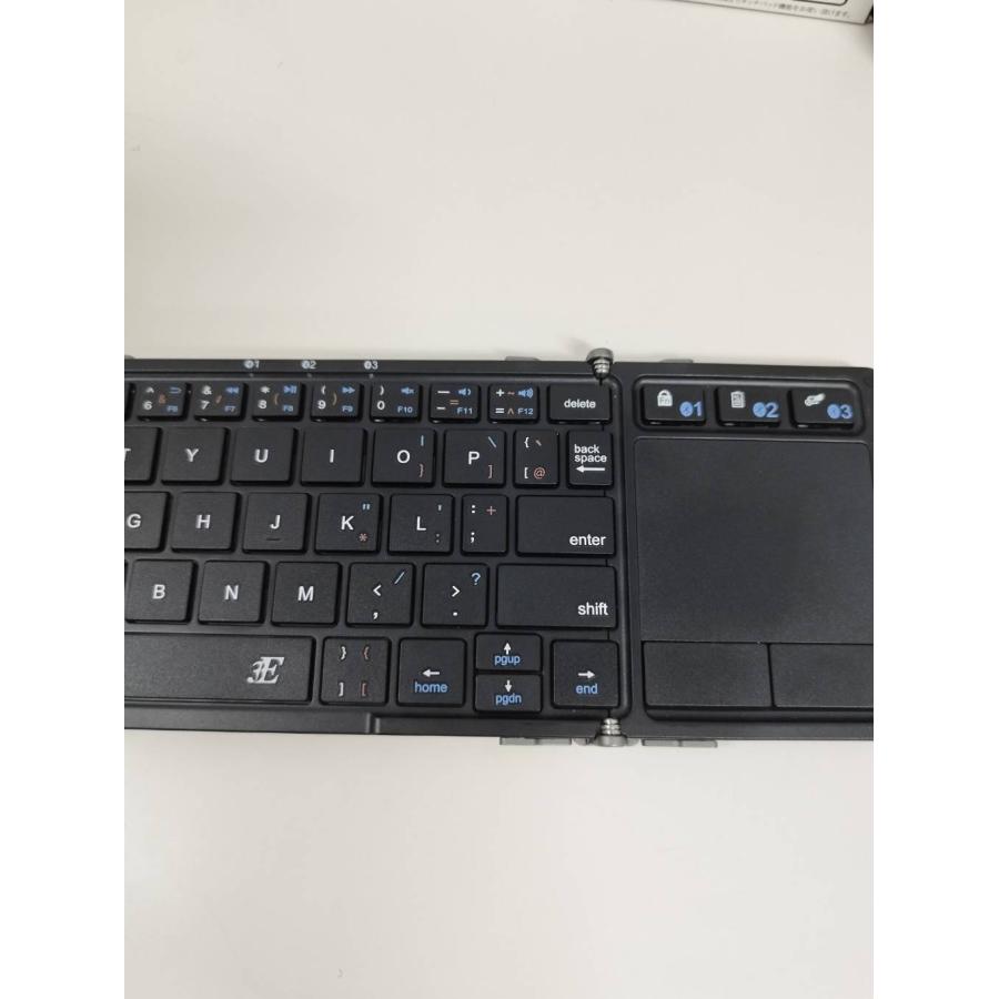 3E TOUCH+ Bluetooth 折りたたみ キーボード 3E-BKY5-BK |  | 02