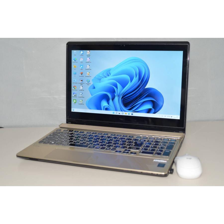 Windowsノート本体 NEC Lavie NS750/A i7/5500U/SSD/512GB/8GB VersaPro NEC LAVIE NS750 中古 ノート Office 選べる Win11 or