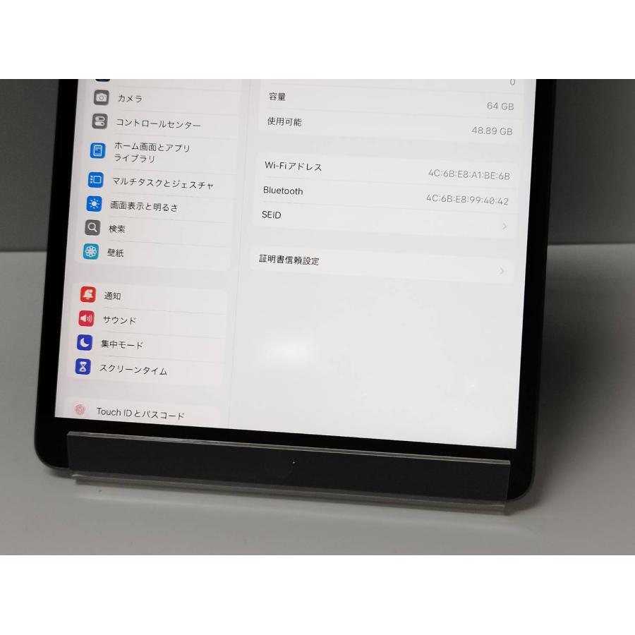 Wi-Fiモデル】iPad Air 第3世代/64GB/A2152〈MUUJ2J/A〉 : 中古