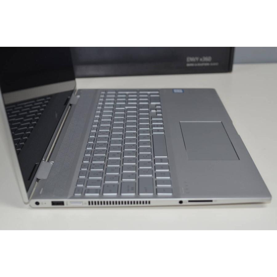 中古良品ノートパソコン HP ENVY X360 15-cn0002TU Windows11+office core i7-8550U/メモリ16GB/爆速SSD256GB+HDD1TB/15.6インチ/WEBカメラ |  | 03