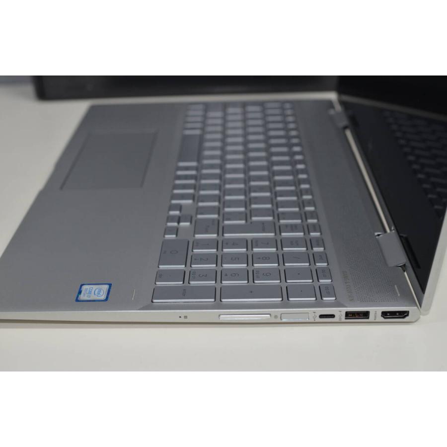 中古良品ノートパソコン HP ENVY X360 15-cn0002TU Windows11+office core i7-8550U/メモリ16GB/爆速SSD256GB+HDD1TB/15.6インチ/WEBカメラ |  | 04