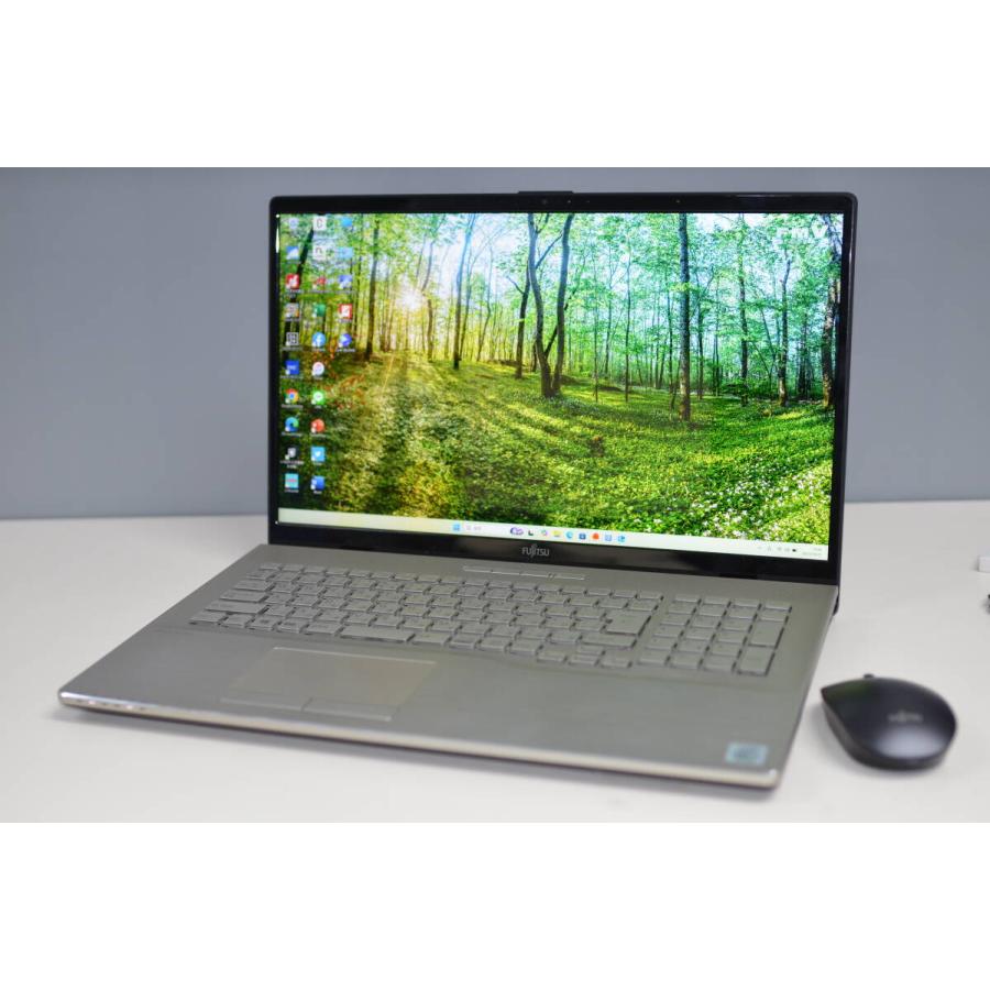 中古ノートパソコン 富士通 NH90/E2 Windows11+office 爆速SSD256GB+