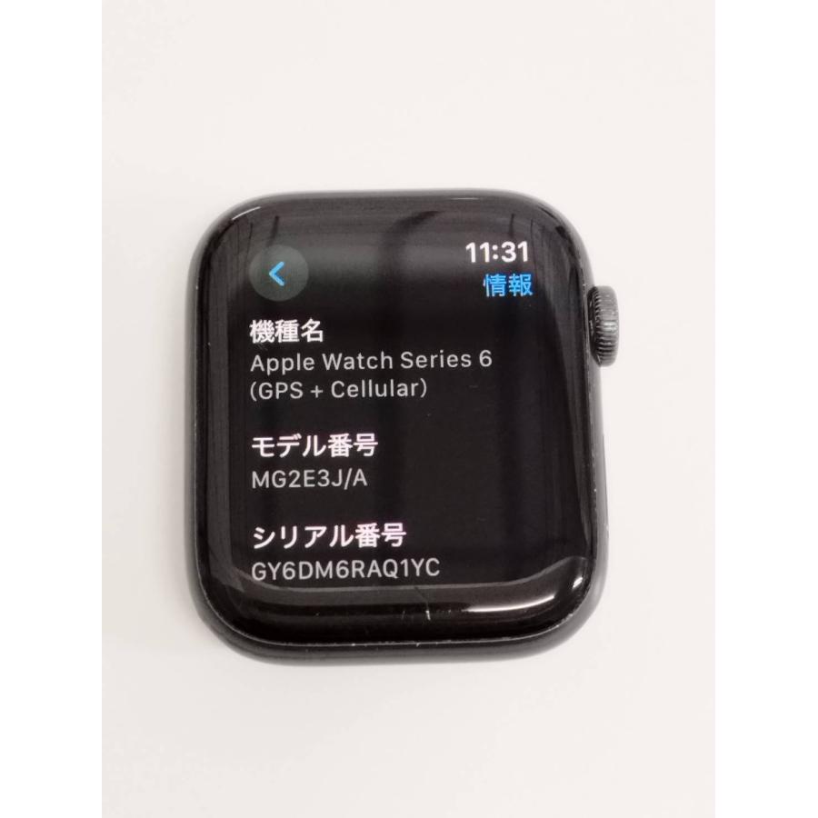 Apple Watch Series 6/GPS+セルラー/44mm/A2376/スペースグレー 
