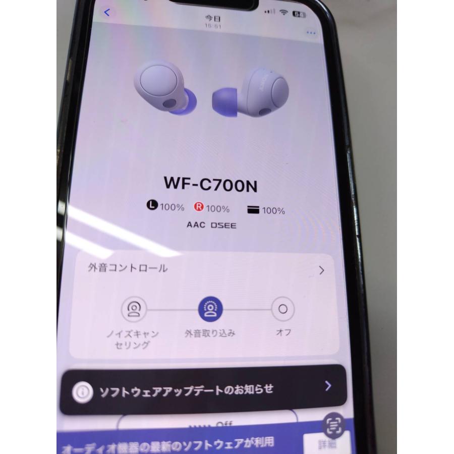 SONY WF-C700N/YY2968/ワイヤレスイヤホン/右耳のみ！（ラベンダー） |  | 03