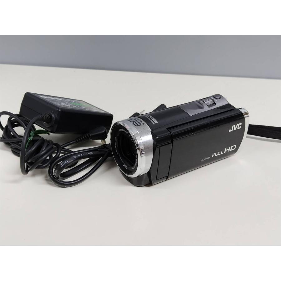 JVCケンウッド　ハイビジョンメモリームービー　GZ-E108-B　ブラック JVC/ケンウッド ビデオカメラ GZ-E108-B (2016年製) : 中古パソコン