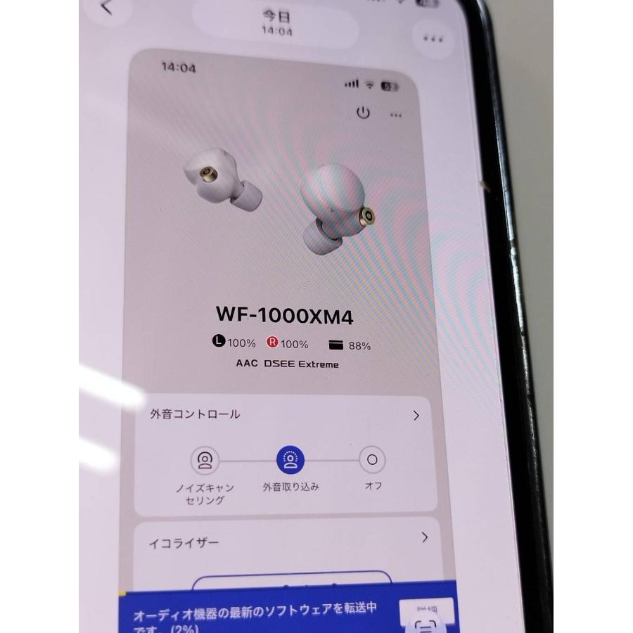SONY WF-1000XM4/YY2948/ワイヤレスイヤホン/プラチナシルバー/右耳