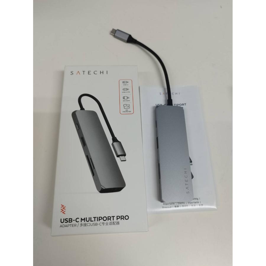 【未使用に近い】SATECHI USB-C マルチポートプロ/ST-UCMPAM/USBハブ | 