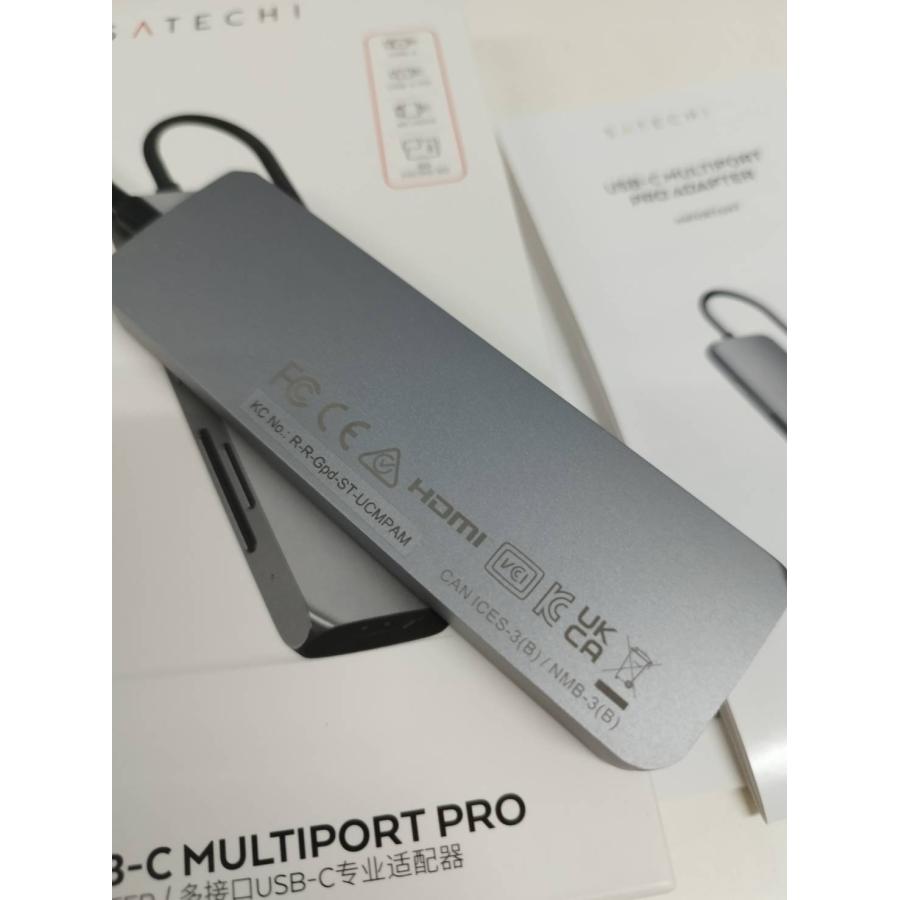 【未使用に近い】SATECHI USB-C マルチポートプロ/ST-UCMPAM/USBハブ |  | 01