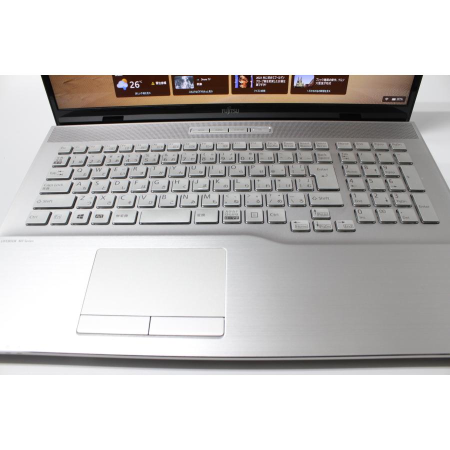 【中古ノートパソコン】富士通〈LIFEBOOK NH77/E3〉Ryzen 7/SSD256GB/メモリ8GB/Windows11/17.3インチ (4) |  | 04