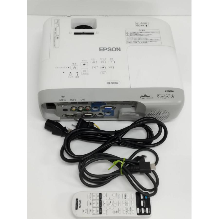 EPSON/エプソン EB-960W ビジネスプロジェクター/H863D/本体/3800lm/WXGA（使用時間：993h） | 