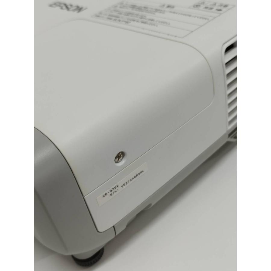 【美品】EPSON/エプソン EB-535W ビジネスプロジェクター/H671D/本体/3400lm/WXGA（使用時間：45h） |  | 04