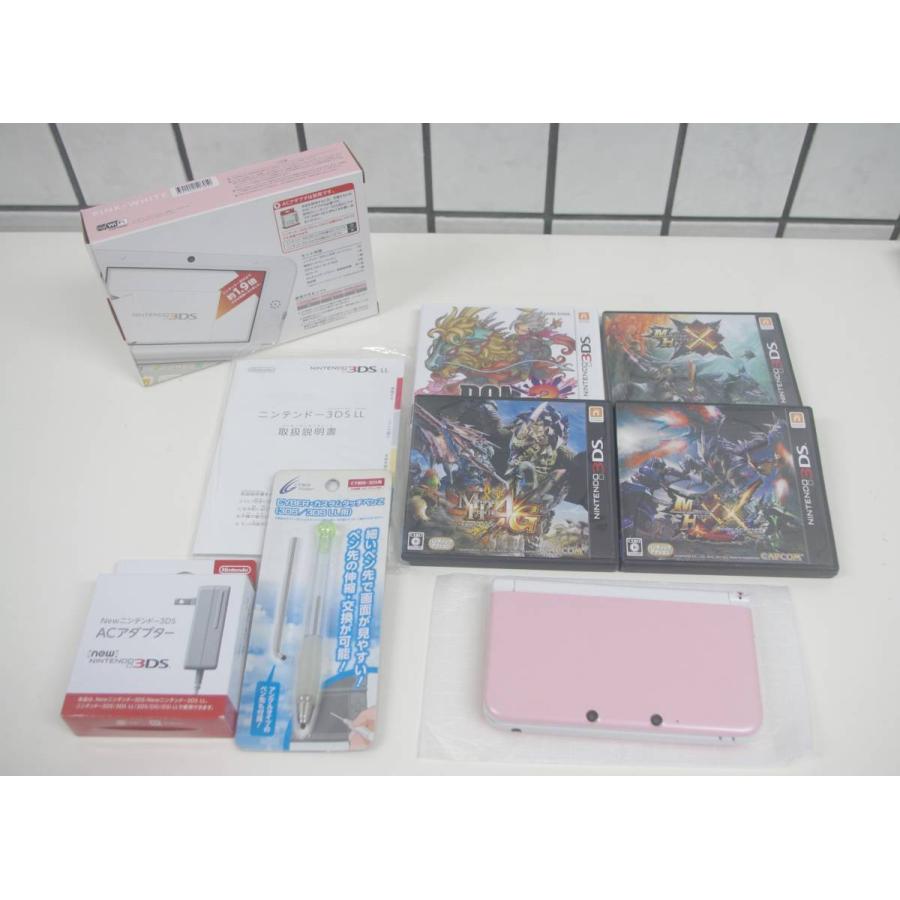 ★ 中古 お得 タッチペン・ソフト付き ★ ニンテンドー3DS LL ピンクXホワイト |  | 06