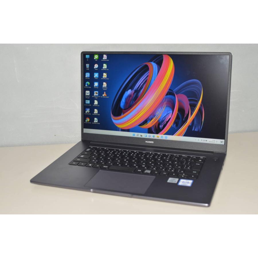 中古美品 最新Windows11+office 爆速SSD256GB HUAWEI MateBook D 15(BOB-WAI9Q) 高性能 i3-10110U/メモリ8GB/15.6インチ/無線/便利なソフト | 