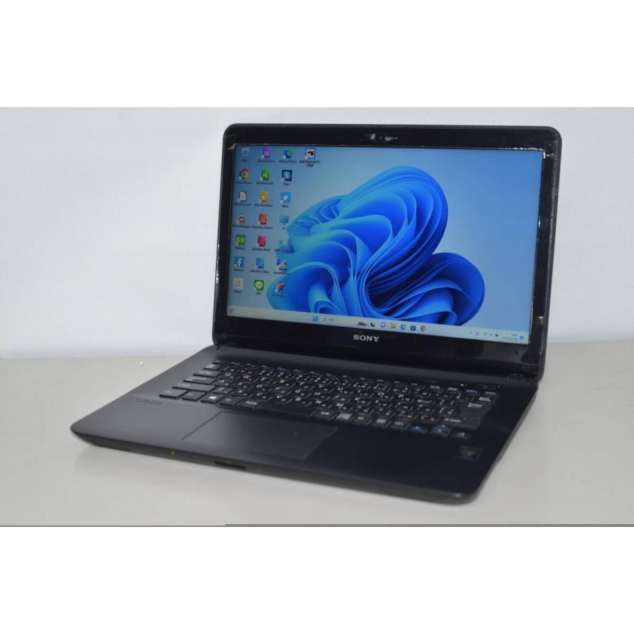 中古ノートパソコン SONY SVF1432SAJ Windows11+office 爆速SSD250GB core i5-4200U/メモリ4GB/14インチ/WEBカメラ/DVDマルチ搭載 | 