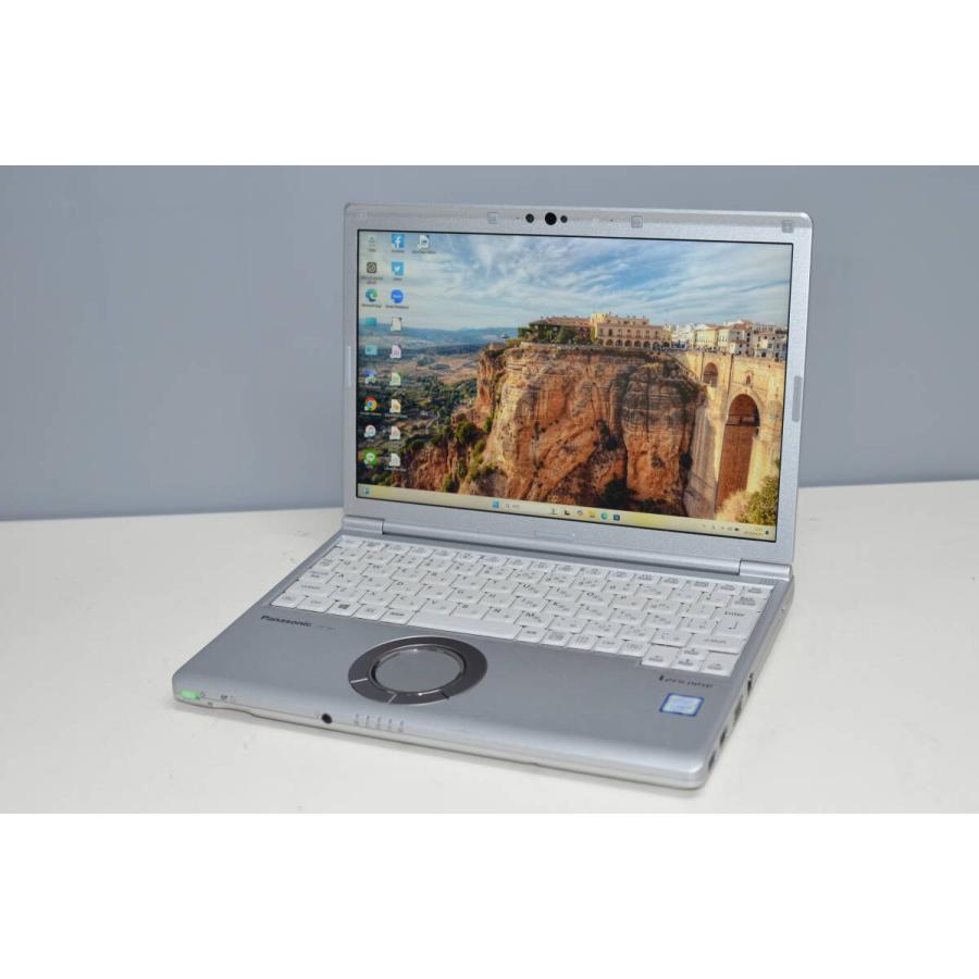 中古軽量ノートパソコン Panasonic CF-SV7LDDQR core i5-8250U 爆速SSD256GB メモリー8GB 12.1インチ 無線内蔵 WEBカメラ Bluetooth Win11 中古軽量ノートパソコン Panasonic CF-SV7LDDQR core i5-8250U 爆速