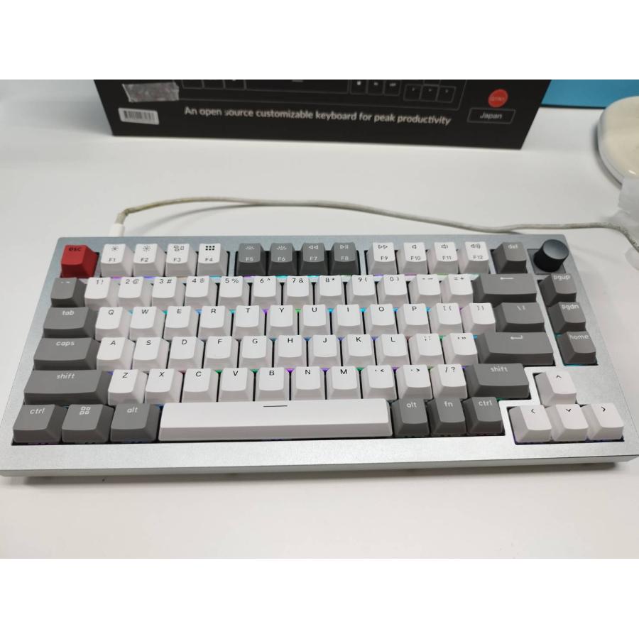 【良品】Keychron Q1 A 75％/メカニカルキーボード/赤軸 |  | 02