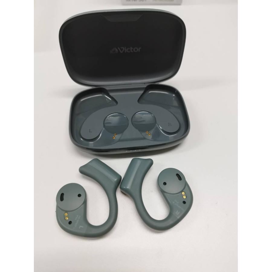 Victor nearphones HA-NP50T/ワイヤレスイヤホン/セージグリーン