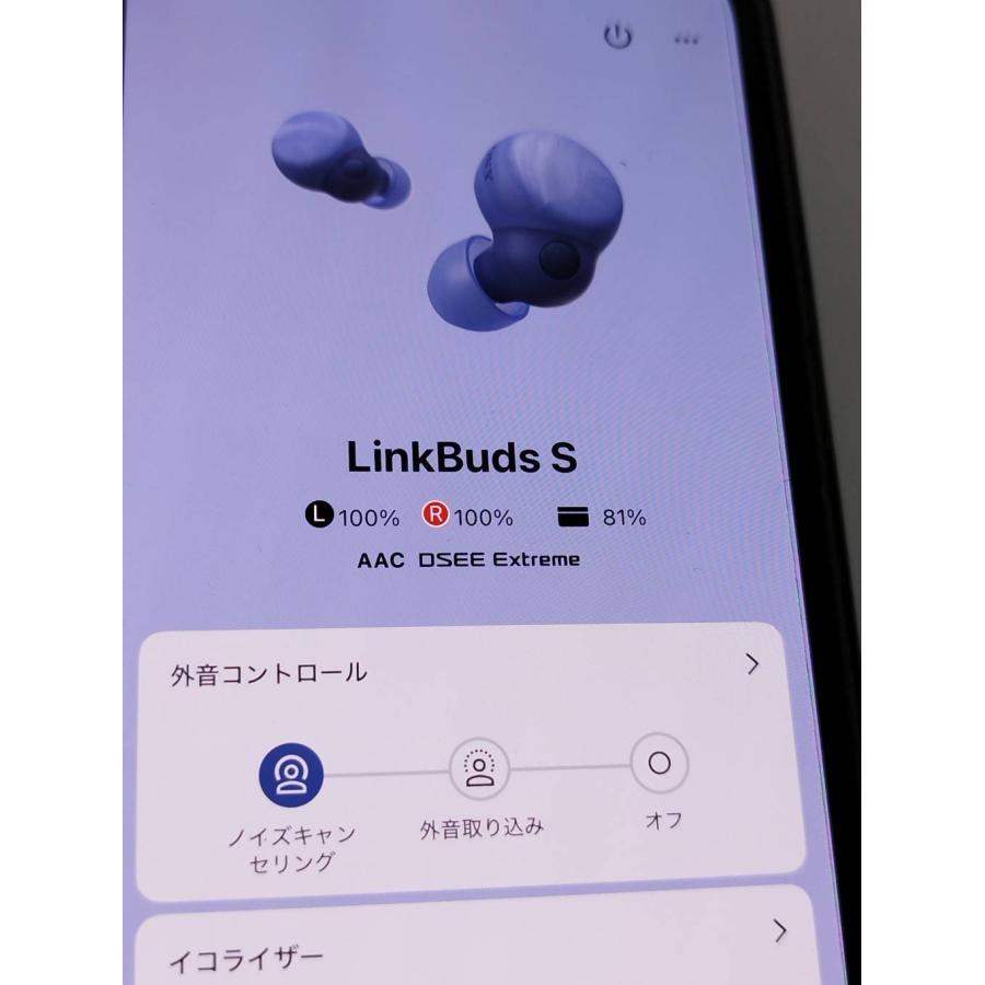 SONY LinkBuds S/WF-LS900N/YY2950/ワイヤレスイヤホン/アースブルー