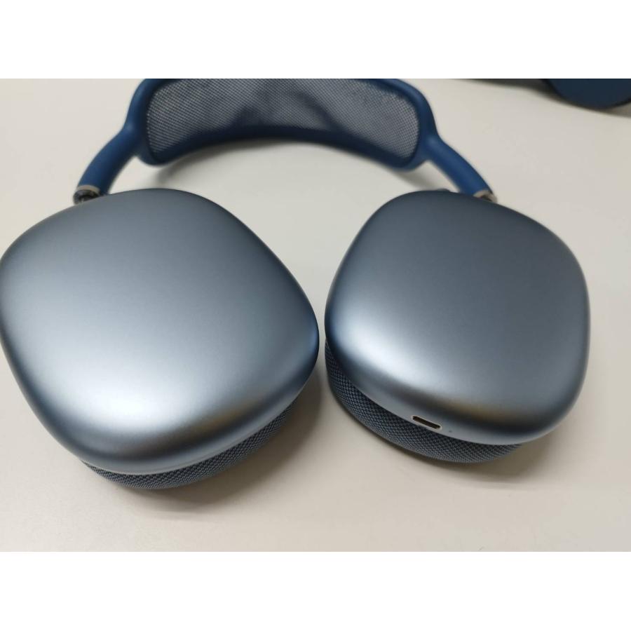 美品】Apple AirPods Max/A2096/ワイヤレスヘッドホン/ブルー : 中古